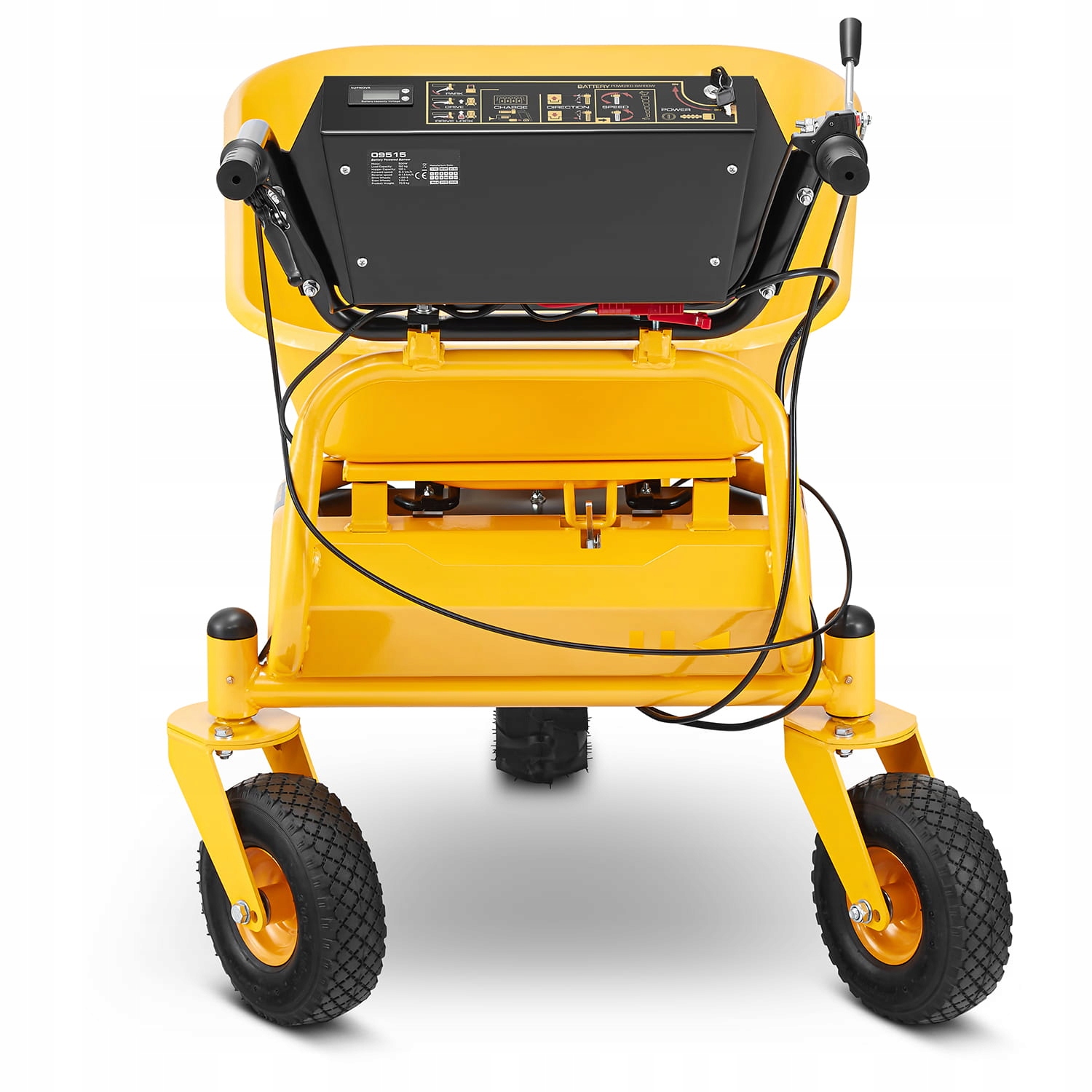 Taczka ogrodowa elektryczna budowlana wozidło HIGHER 500W 150kg 120L 48V — 8