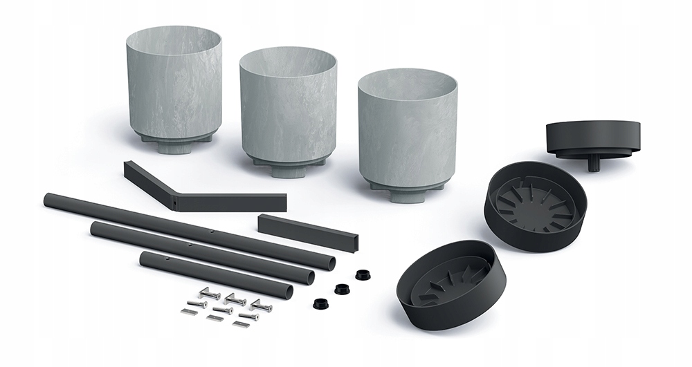 Kwietnik BLOOMIE STAND IKD3L | Beton — 2