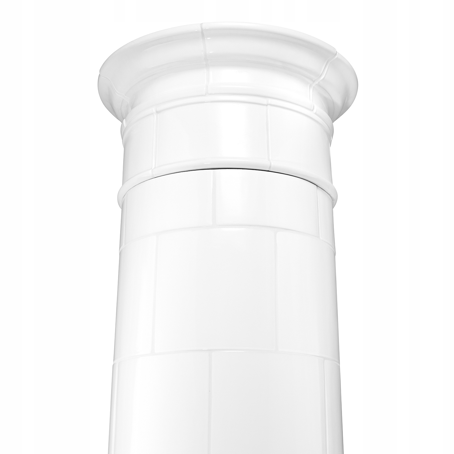 Piec kominek piecyk koza kaflowy okrągły ceramiczny obudowa kominkowa PARIS — 7