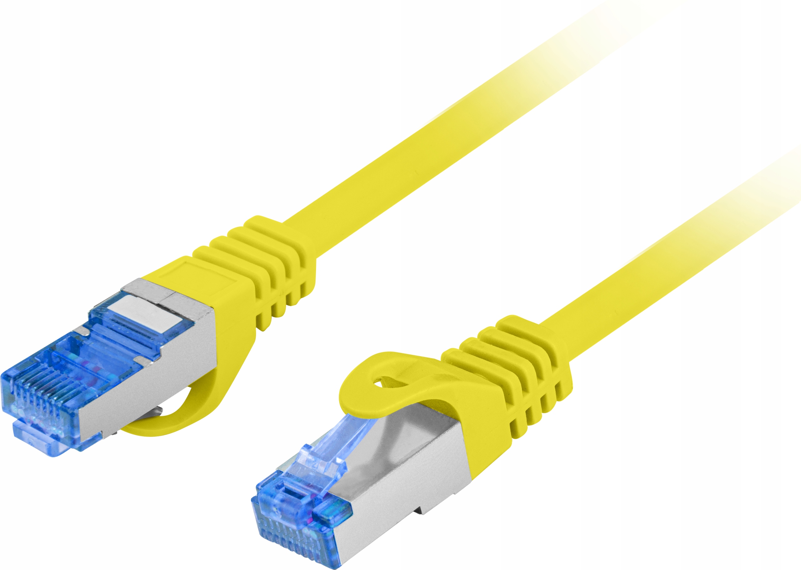 Kabel Ethernet RJ45 LAN kat.6A SFTP LSZH 1m żółty