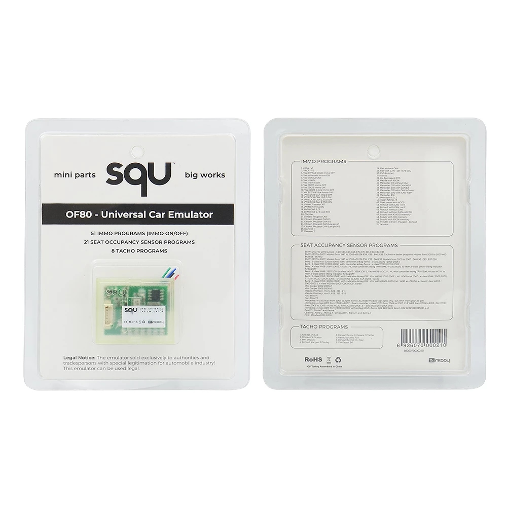 SQU OF80 - Uniwersalny Emulator Immobilizera IMMO