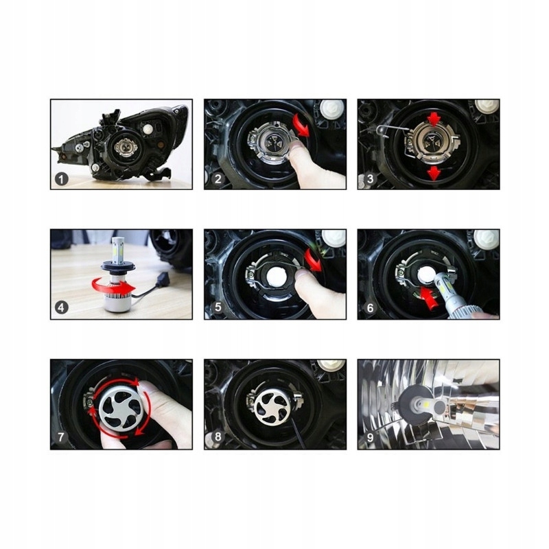 ŻARÓWKI H4 LED XSTORM 120W 22000LM MOCNE CANBUS