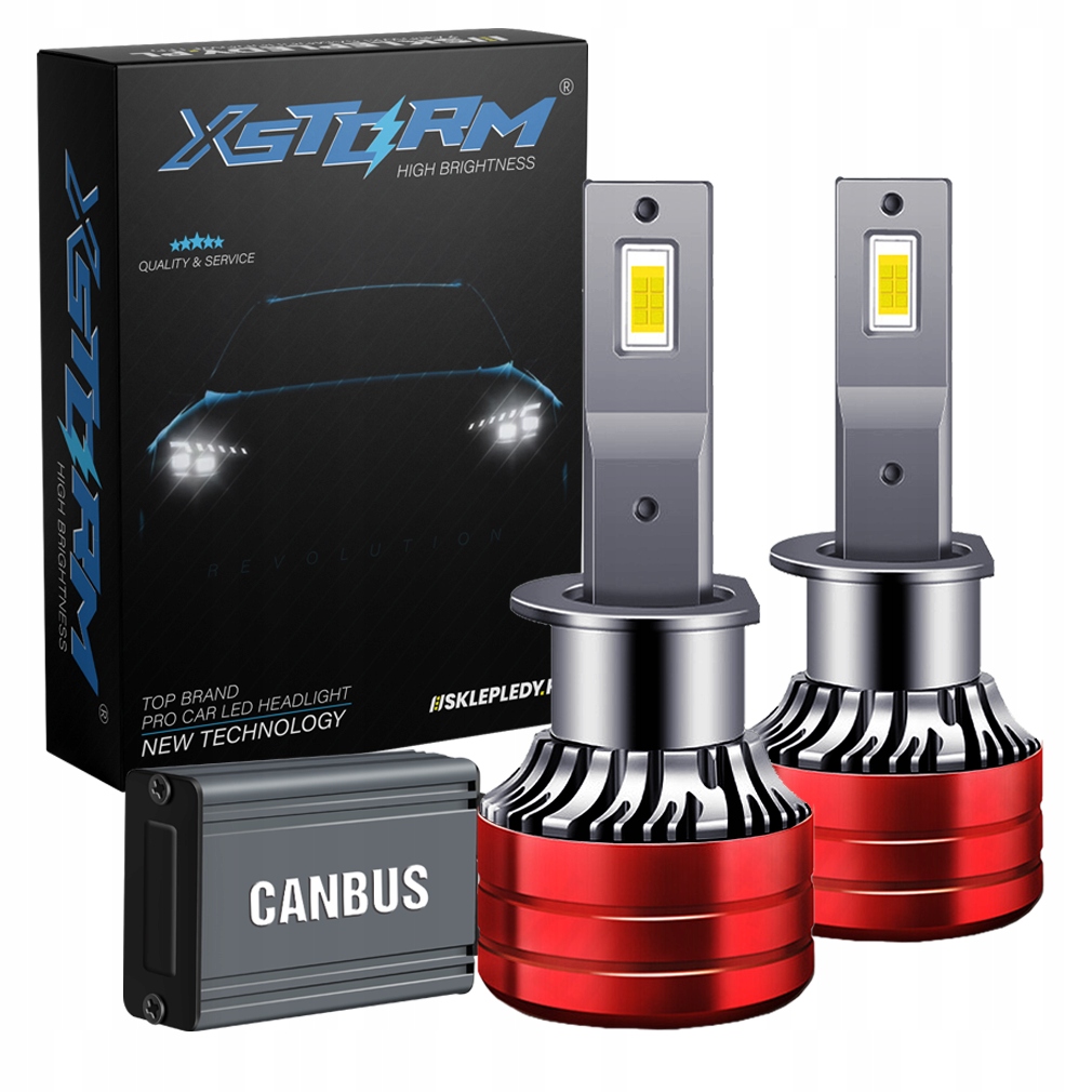 ŻARÓWKI H1 LED XSTORM 120W 22000LM MOCNE CANBUS