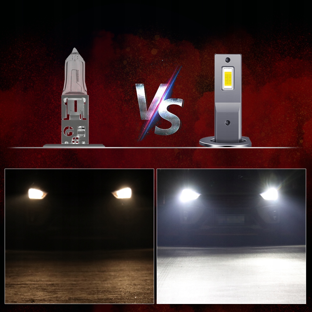 ŻARÓWKI H1 LED XSTORM 120W 22000LM MOCNE CANBUS