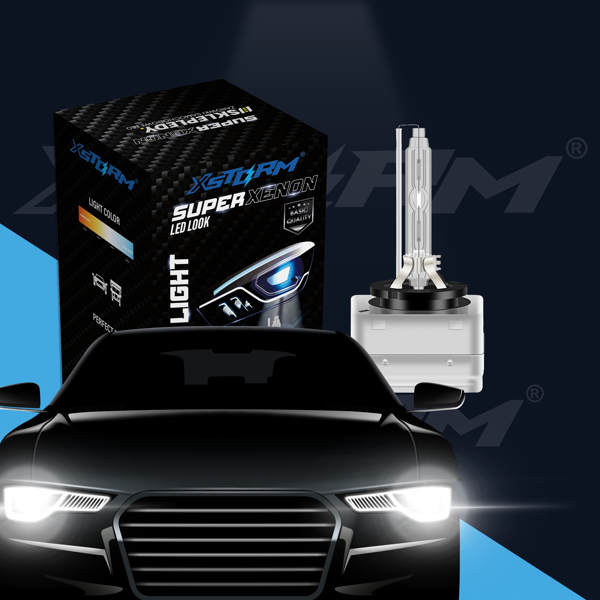 ŻARNIK XENON D1S PALNIK HID XSTORM 6000K WHITE