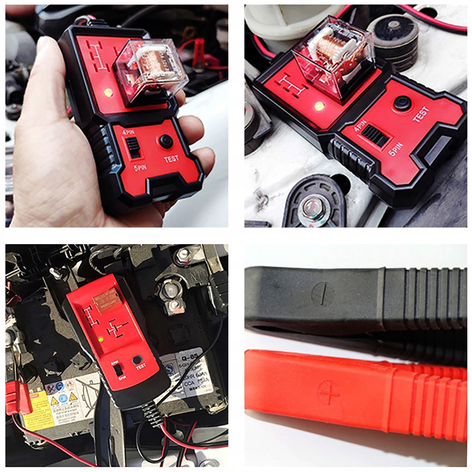 TESTER PRZEKAŹNIKÓW SAMOCHODOWYCH 4/5 PIN 12V