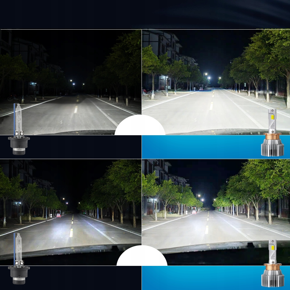 ŻARNIKI LED D2S D2R XSTORM P&P CANBUS 25000LM 70W