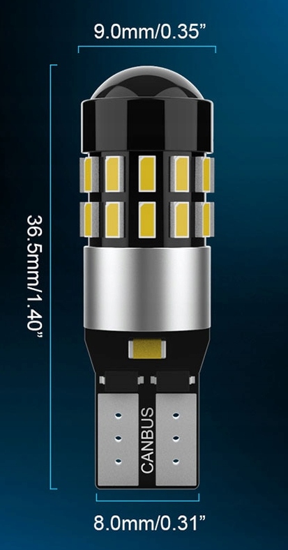 ŻARÓWKI LED W5W T10 POSTOJÓWKI CANBUS PRO 12V 24V
