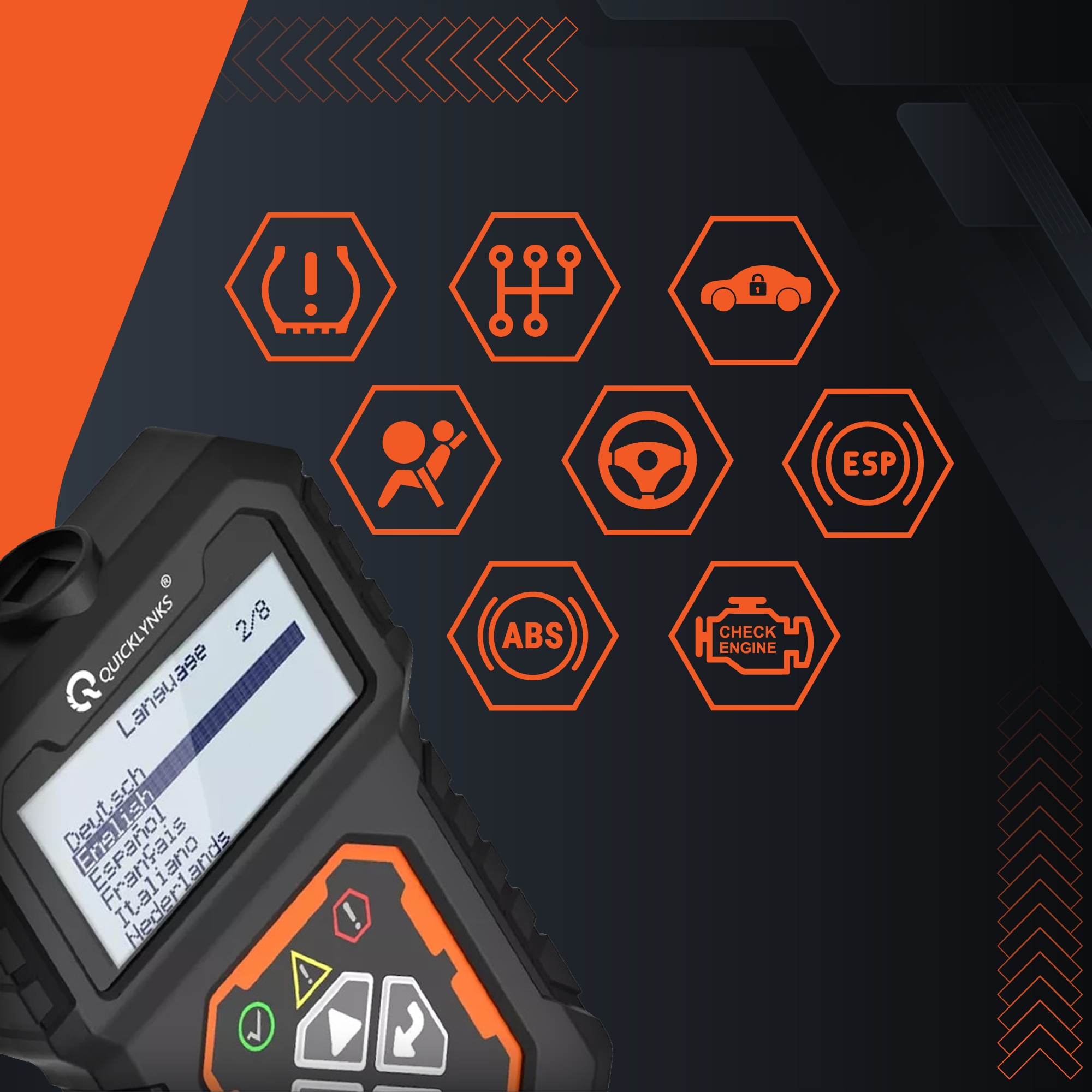 INTERFEJS DIAGNOSTYCZNY TESTER OBD J. POLSKI SKANER