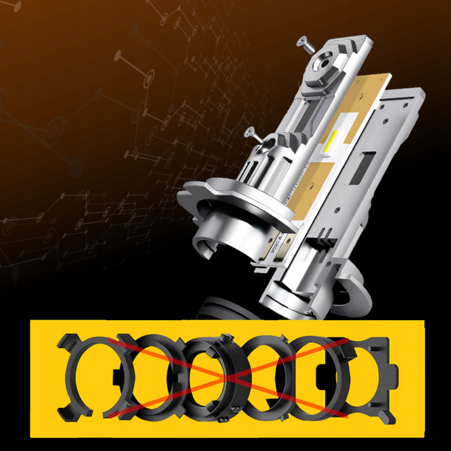 ŻARÓWKI LED H7 BEZ ADAPTERÓW 300% WIĘCEJ ŚWIATŁA