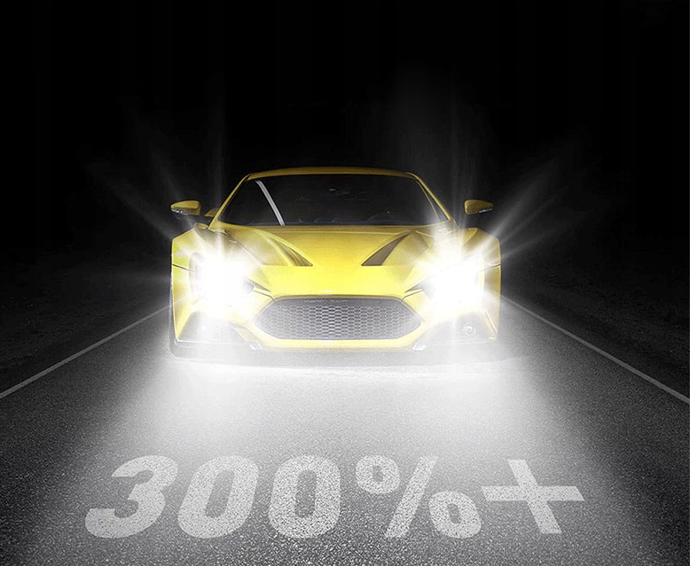 ŻARÓWKI LED H7 BEZ ADAPTERÓW 300% WIĘCEJ ŚWIATŁA