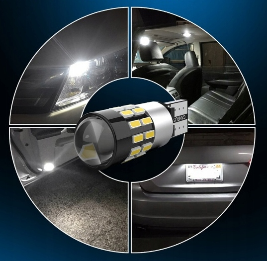 ŻARÓWKI LED W5W T10 POSTOJÓWKI CANBUS PRO 12V 24V