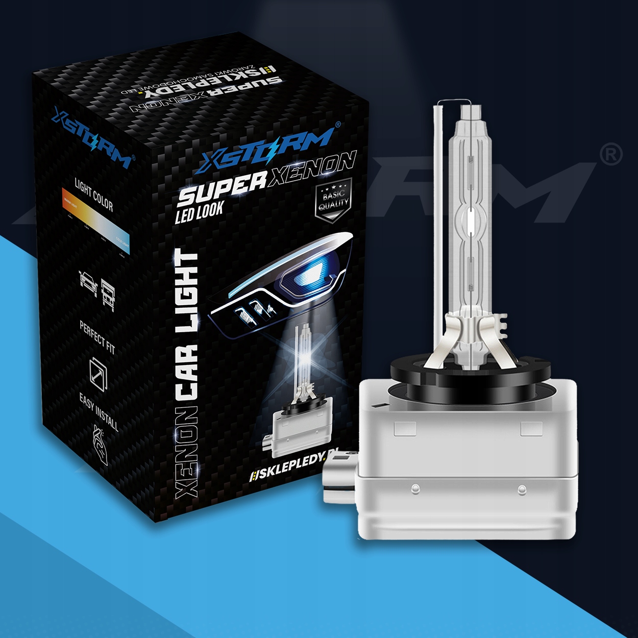 ŻARNIK XENON D1S PALNIK HID XSTORM 6000K WHITE