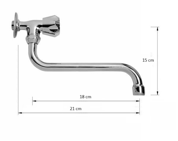 CLASSIC BATERIA KUCHENNA POJEDYNCZA ŚCIENNA S 21cm