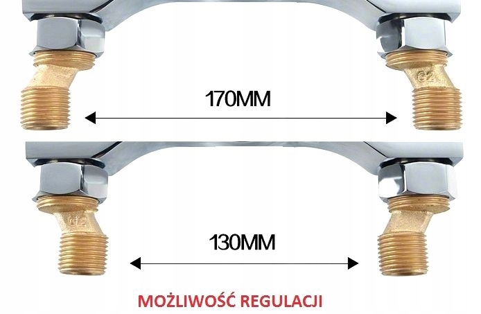 RETRO BATERIA KUCHENNA UMYWALKOWA ŚCIENNA