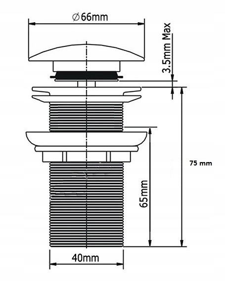 KOREK KLIK KLAK BEZ PRZELEWU MOSIĄDZ GRZYB