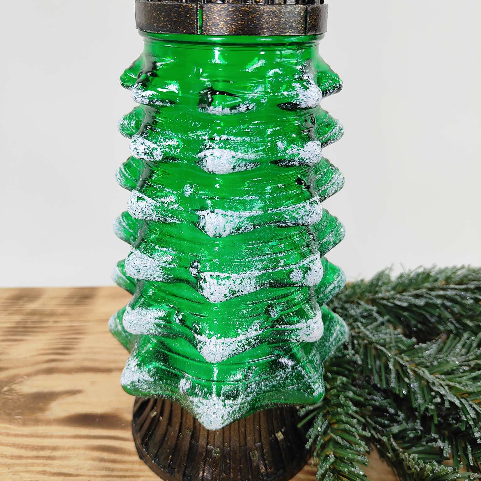 Znicz szklany choinka sękata ZPCH-3 mal. natrysk