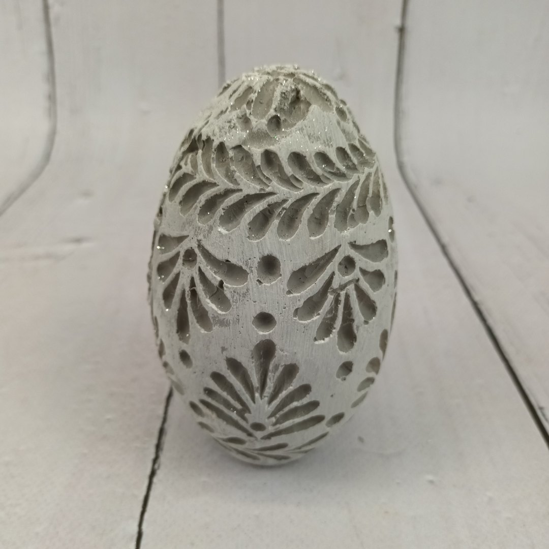 Ozdoby wielkanocne- jajka gips