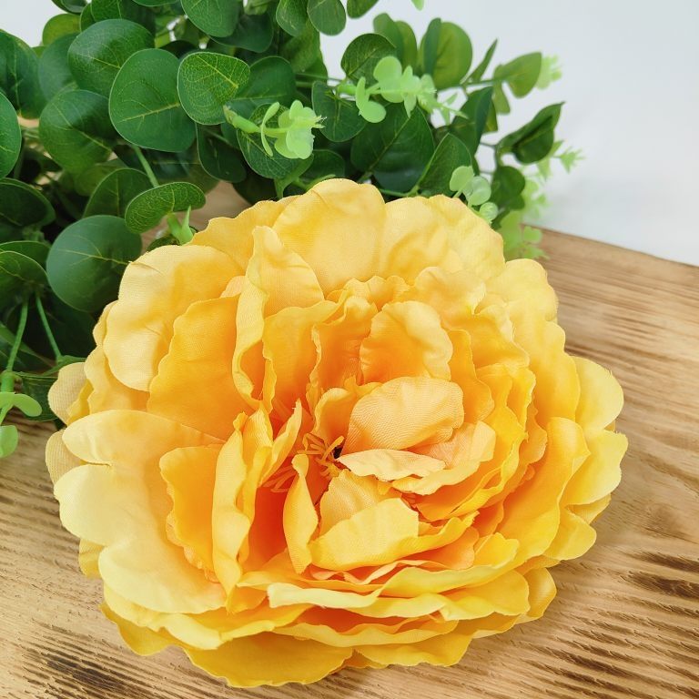 Piwonia wyrobowa żółta 6szt