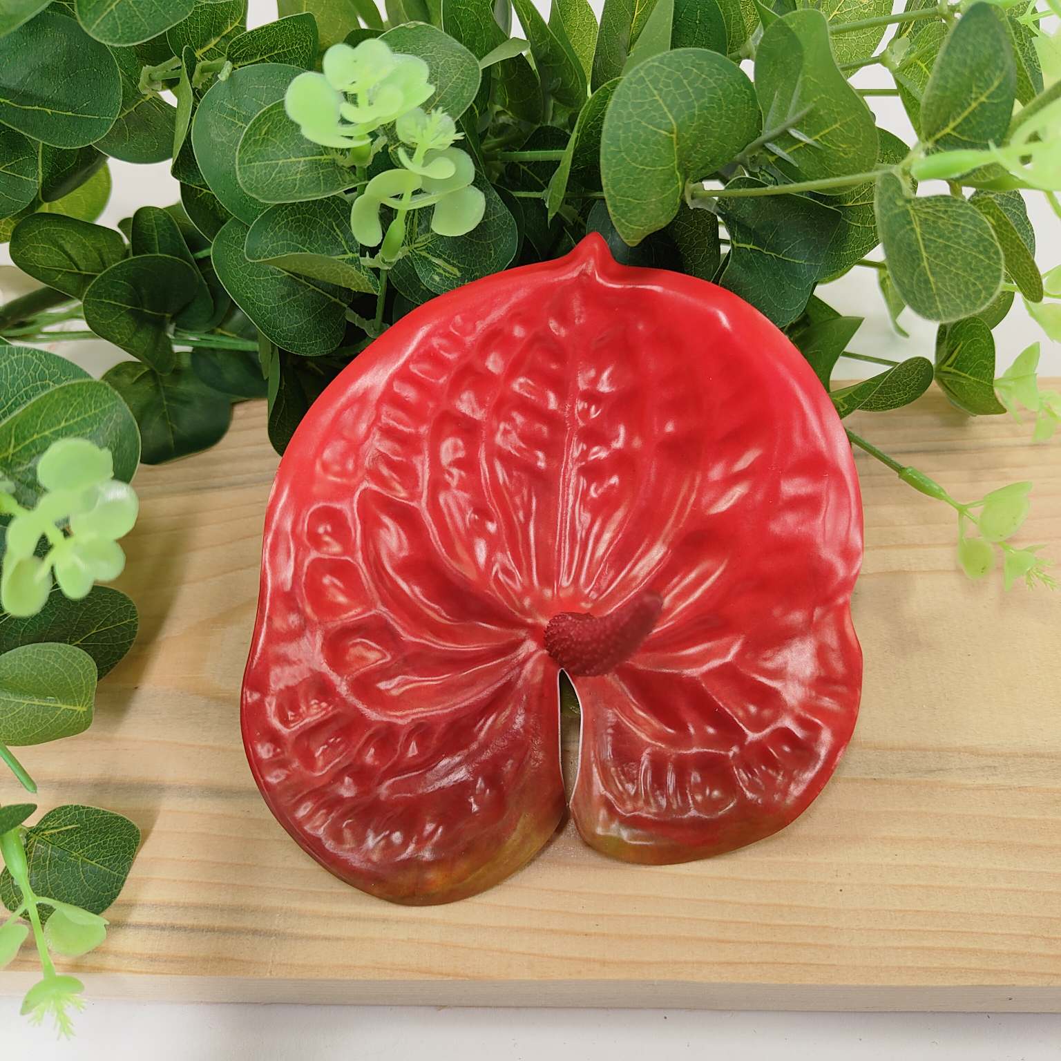 Anturium wyrobowe gumowane 12 szt czerwone