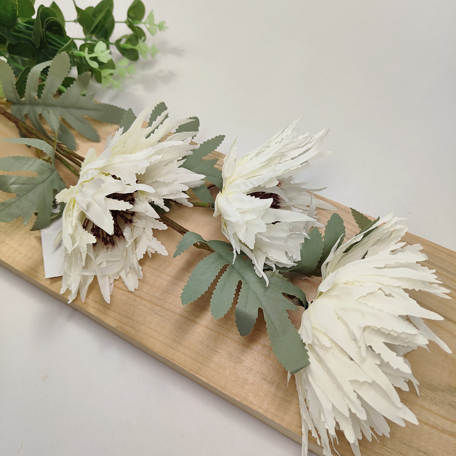 Gałązka aster x3 biały