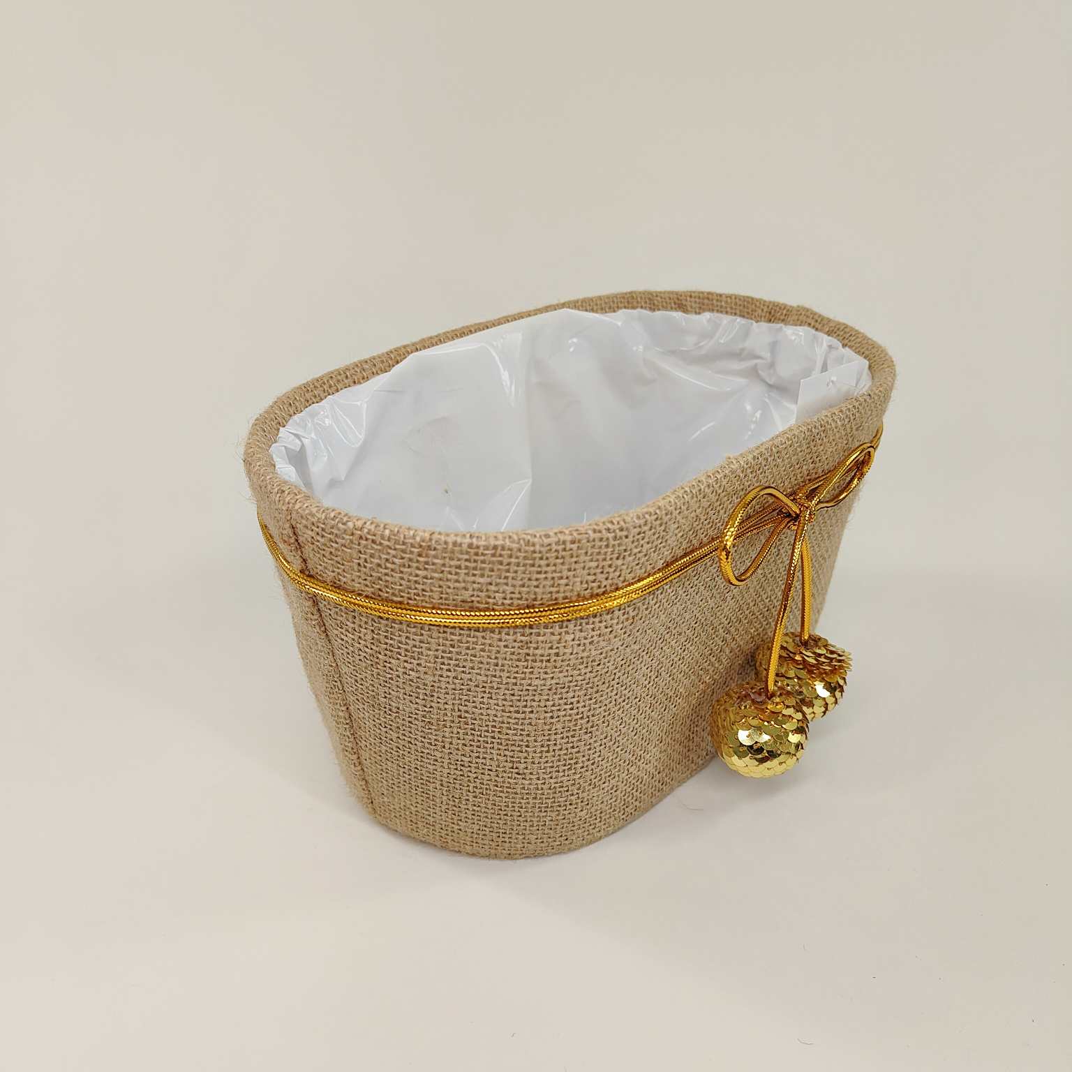 Osłonka dekoracyjna juta beżowa