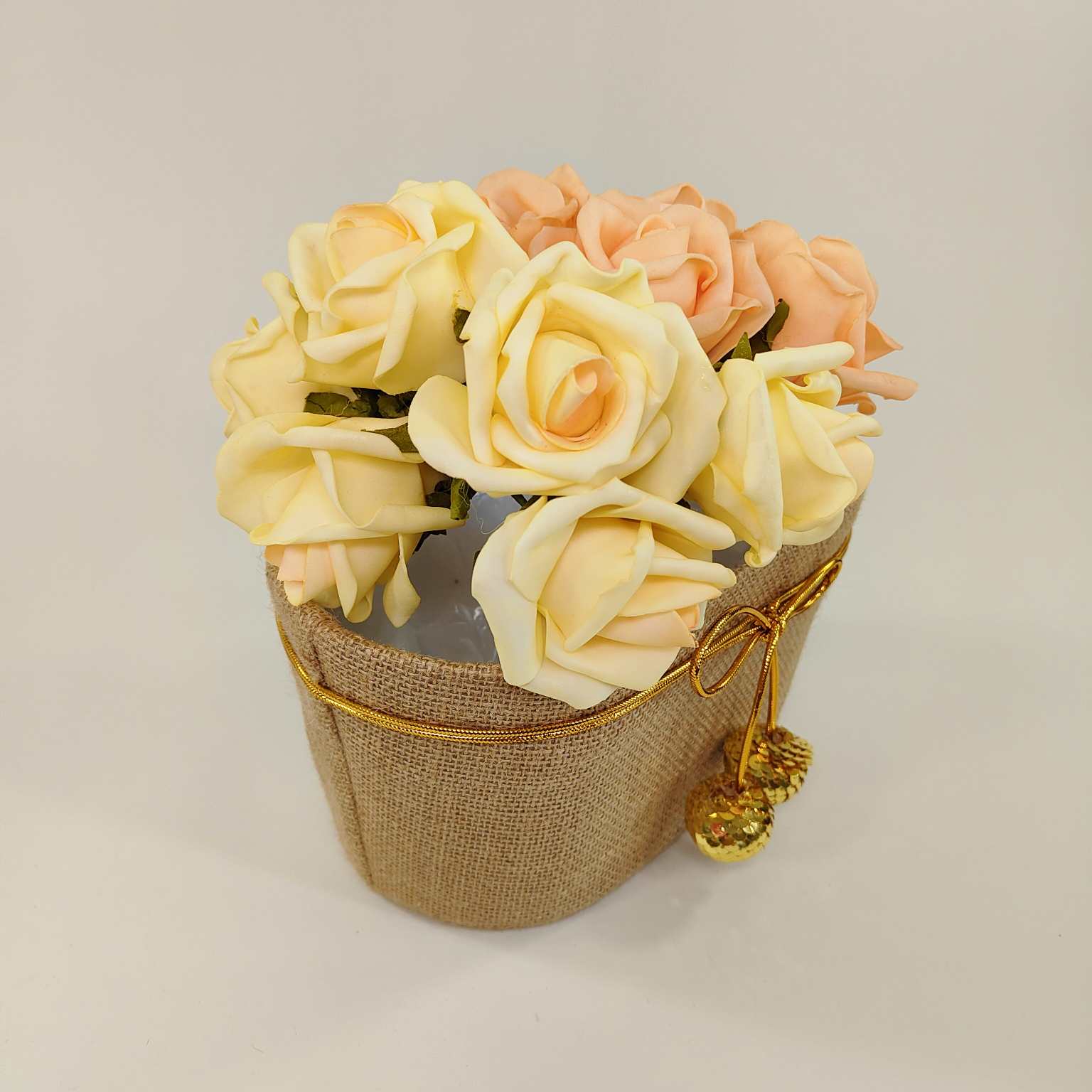 Osłonka dekoracyjna juta beżowa