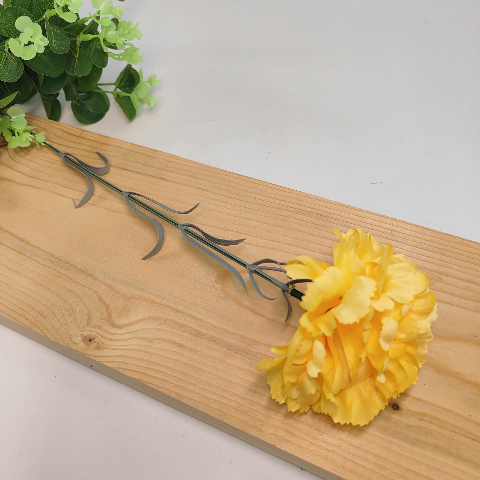 Kwiat pojedynczy goździk żółty