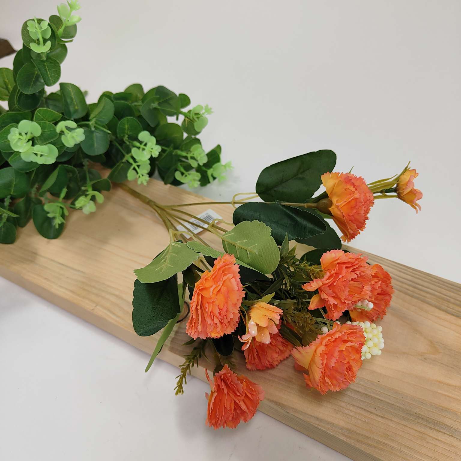 Bukiecik goździk x7 pomarańczowy