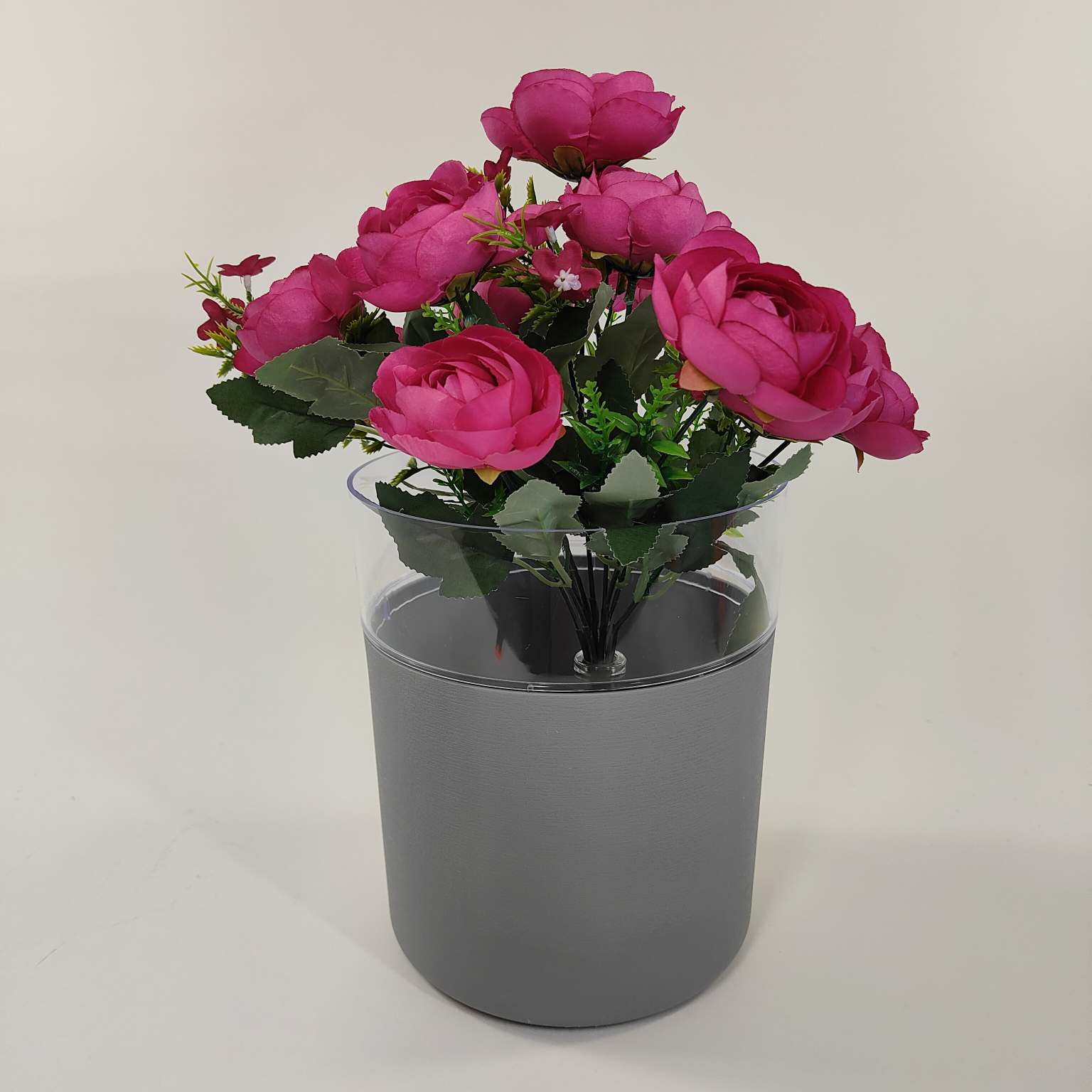 Doniczka/ osłonka perry '19 szara