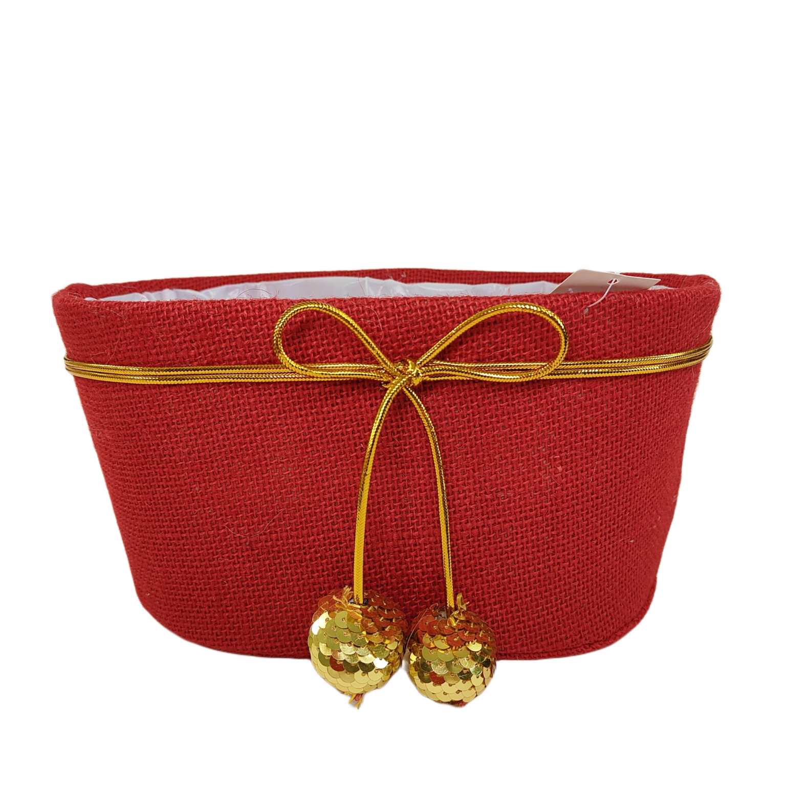 Osłonka dekoracyjna juta czerwona