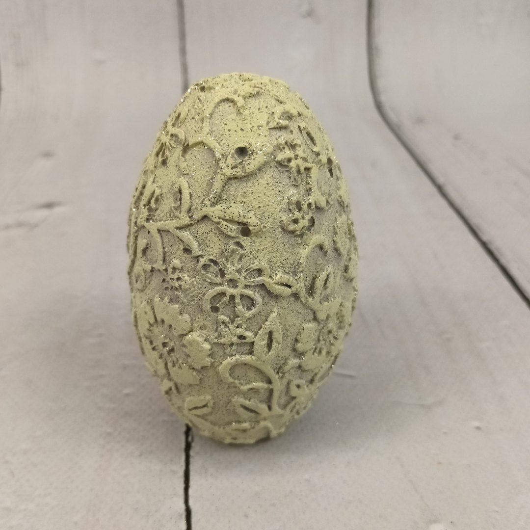 Ozdoby wielkanocne- jajka gips