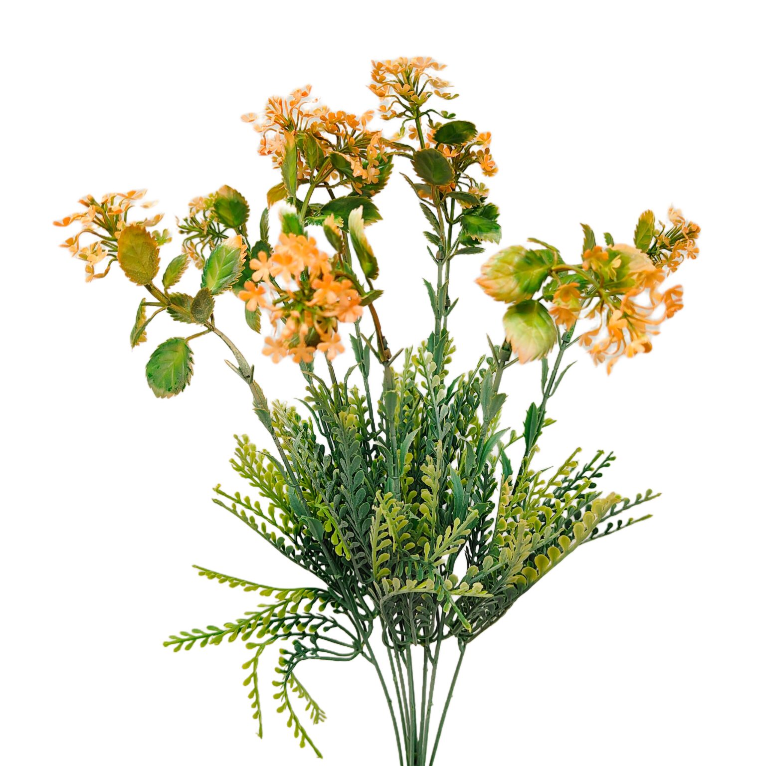 Bukiecik kwiatuszki x9 pomarańczowy