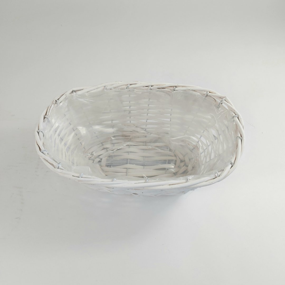 Koszyk wiklinowy WO-38 biały