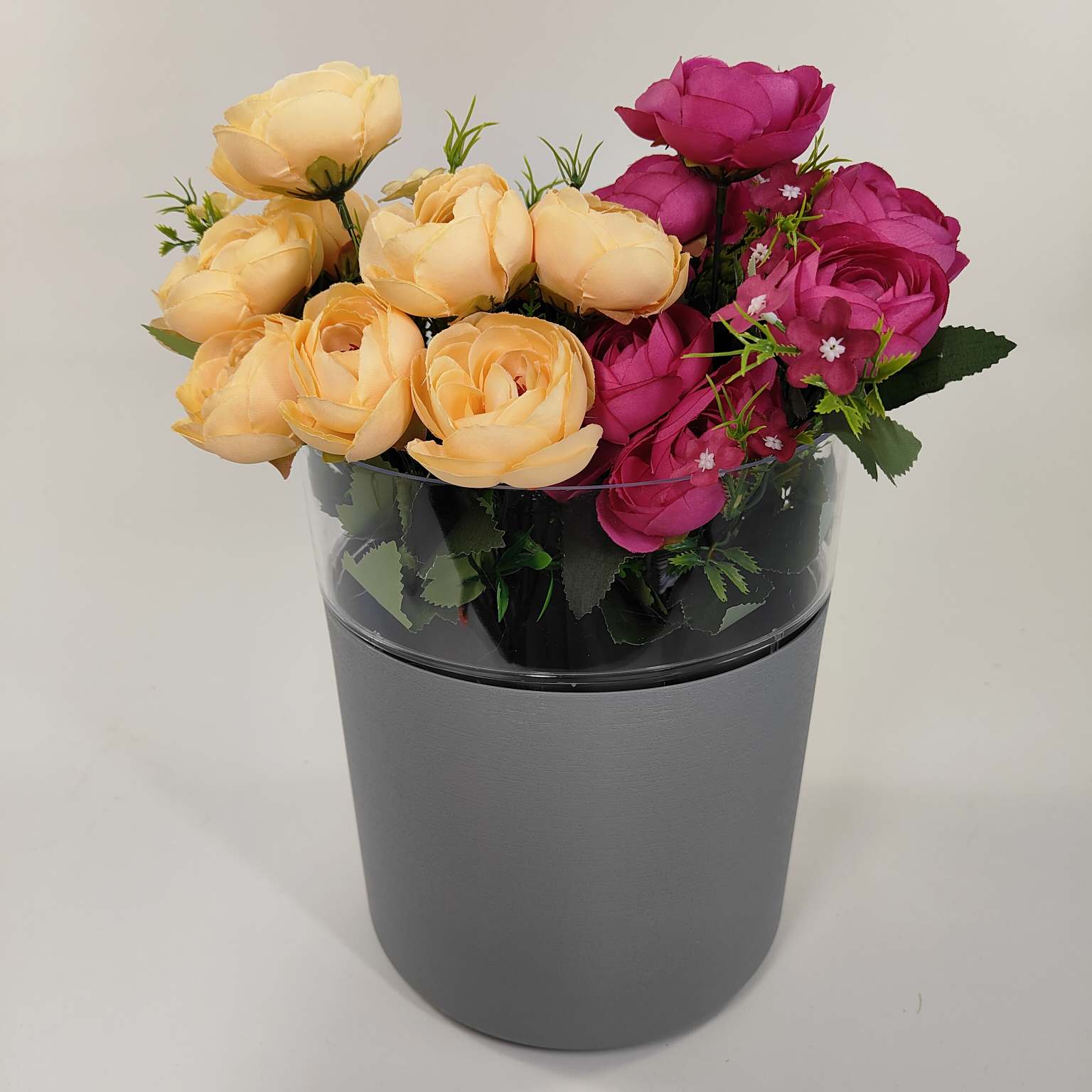 Doniczka/ osłonka perry '21 szara