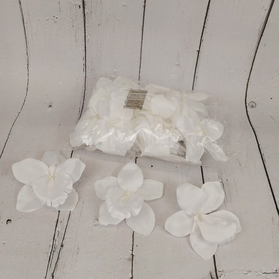 Storczyk wyrobowy biały 24 szt