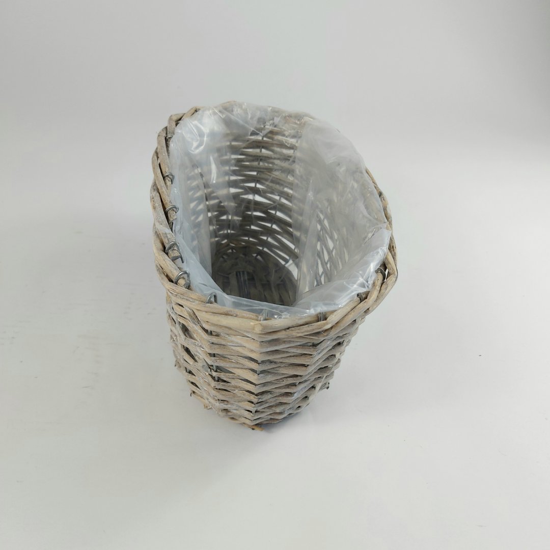 Koszyk wiklinowy szary WO-38