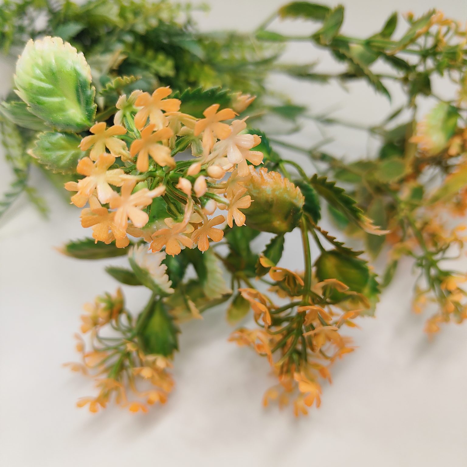 Bukiecik kwiatuszki x9 pomarańczowy