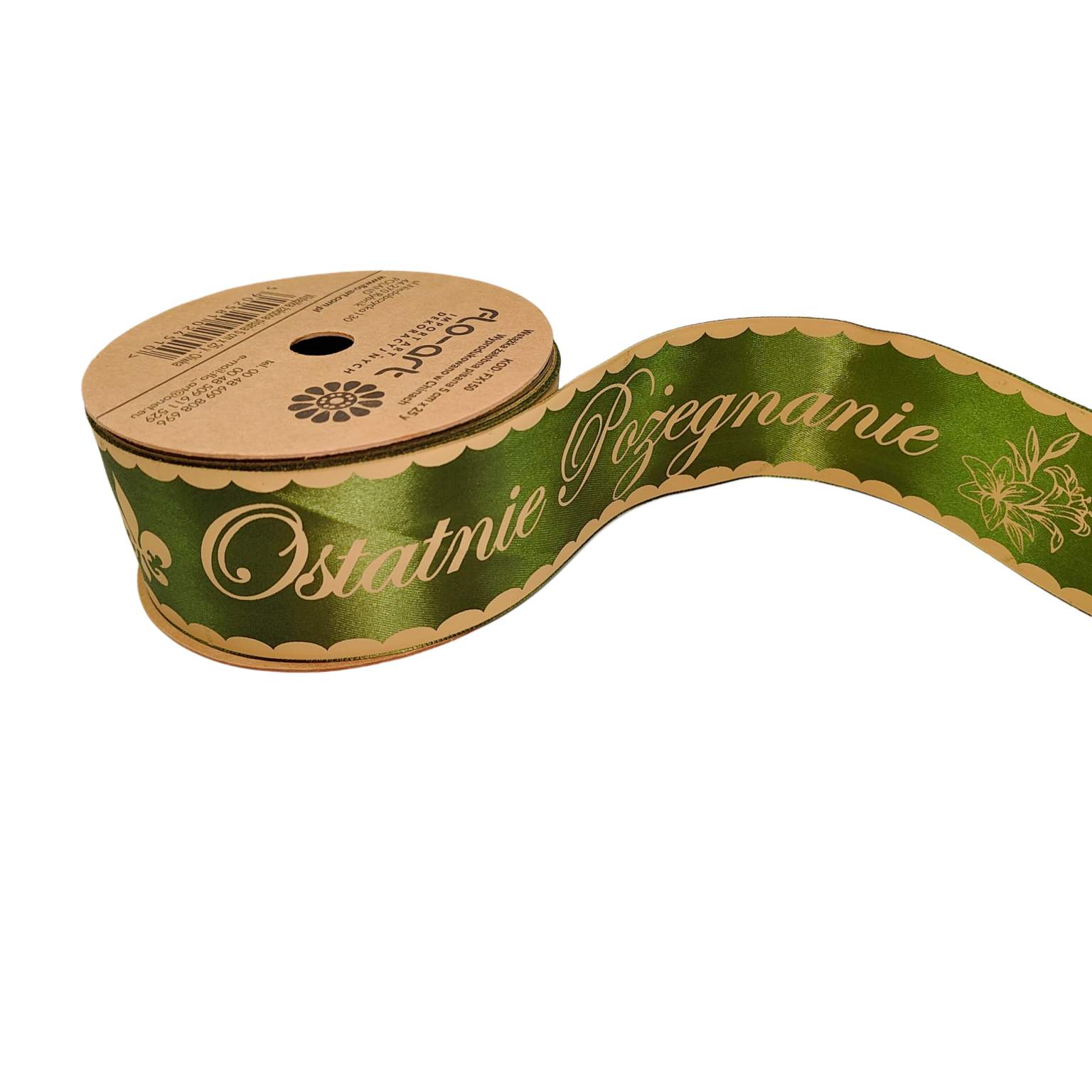 Wstążka żałobna  5cmX25y