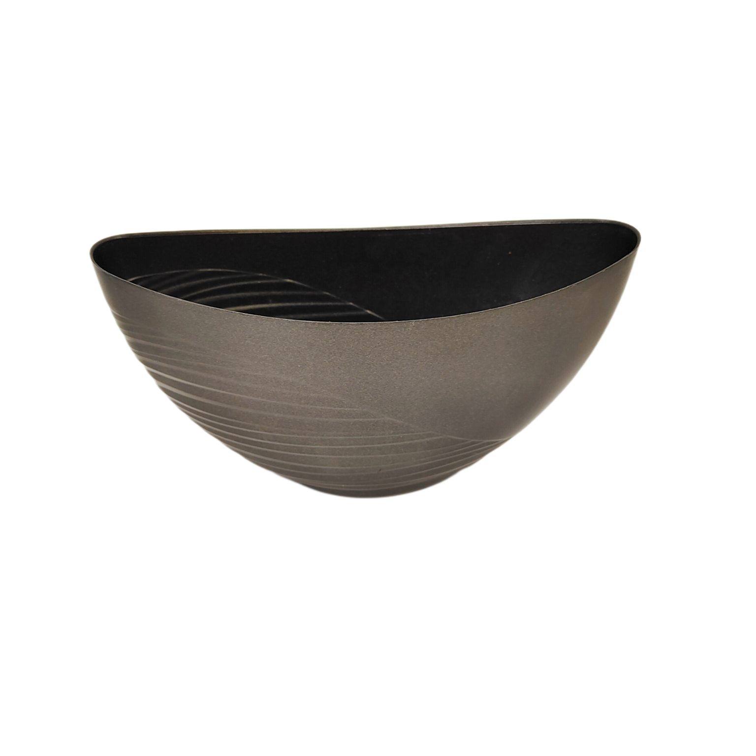 Doniczka luna mała grafitowa