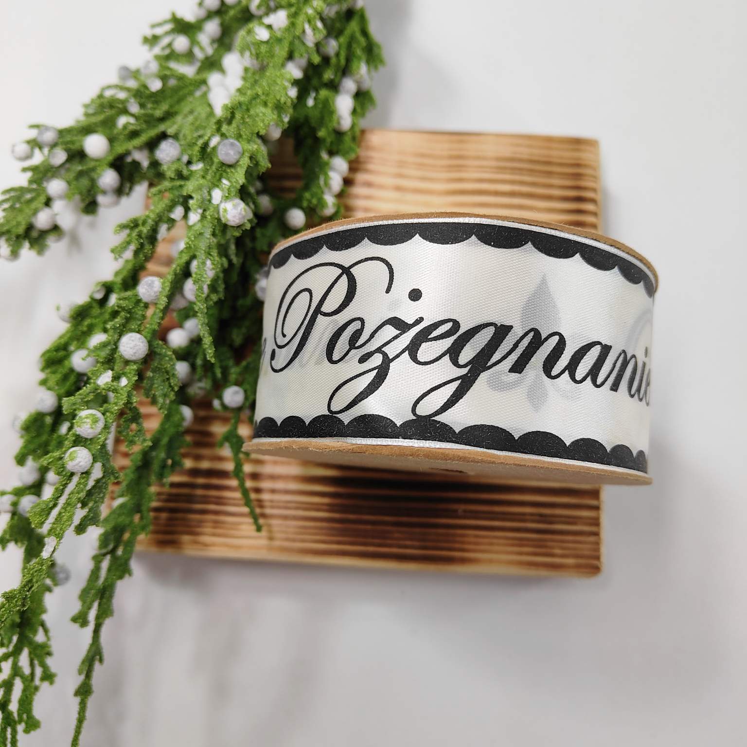 Wstążka żałobna  5cmX25y