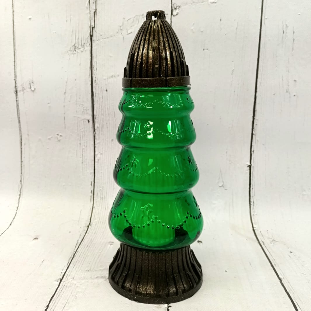 Znicz szklany ZPCH-3A choinka