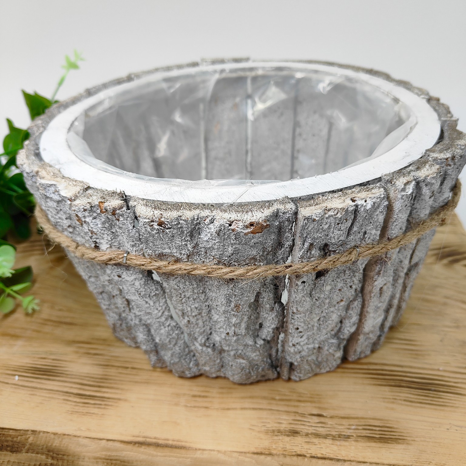 Osłonka okrągła z kory szara