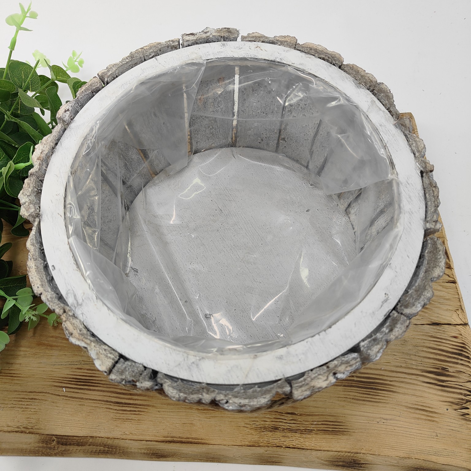 Osłonka okrągła z kory szara