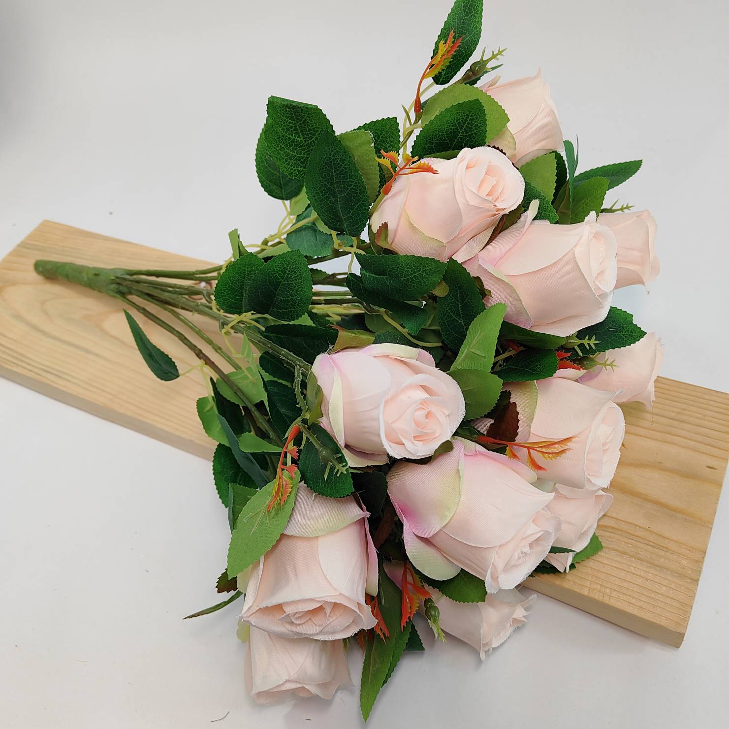 Bukiet róż x15 jasny róż