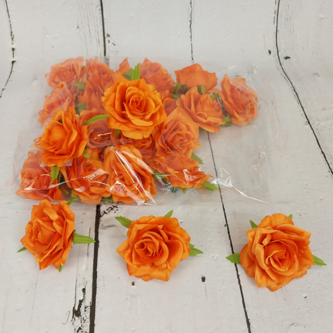 Róża wyrobowa scarlet pomarańczowa 24 szt