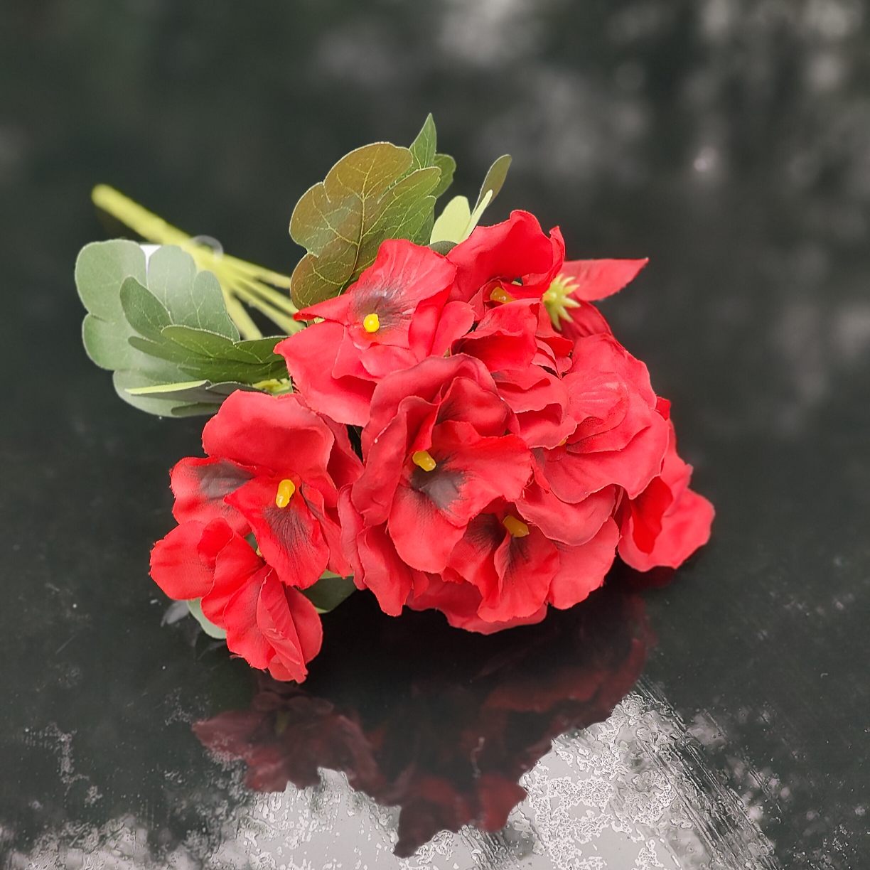 Bukiet bratki mix 5 czerwony