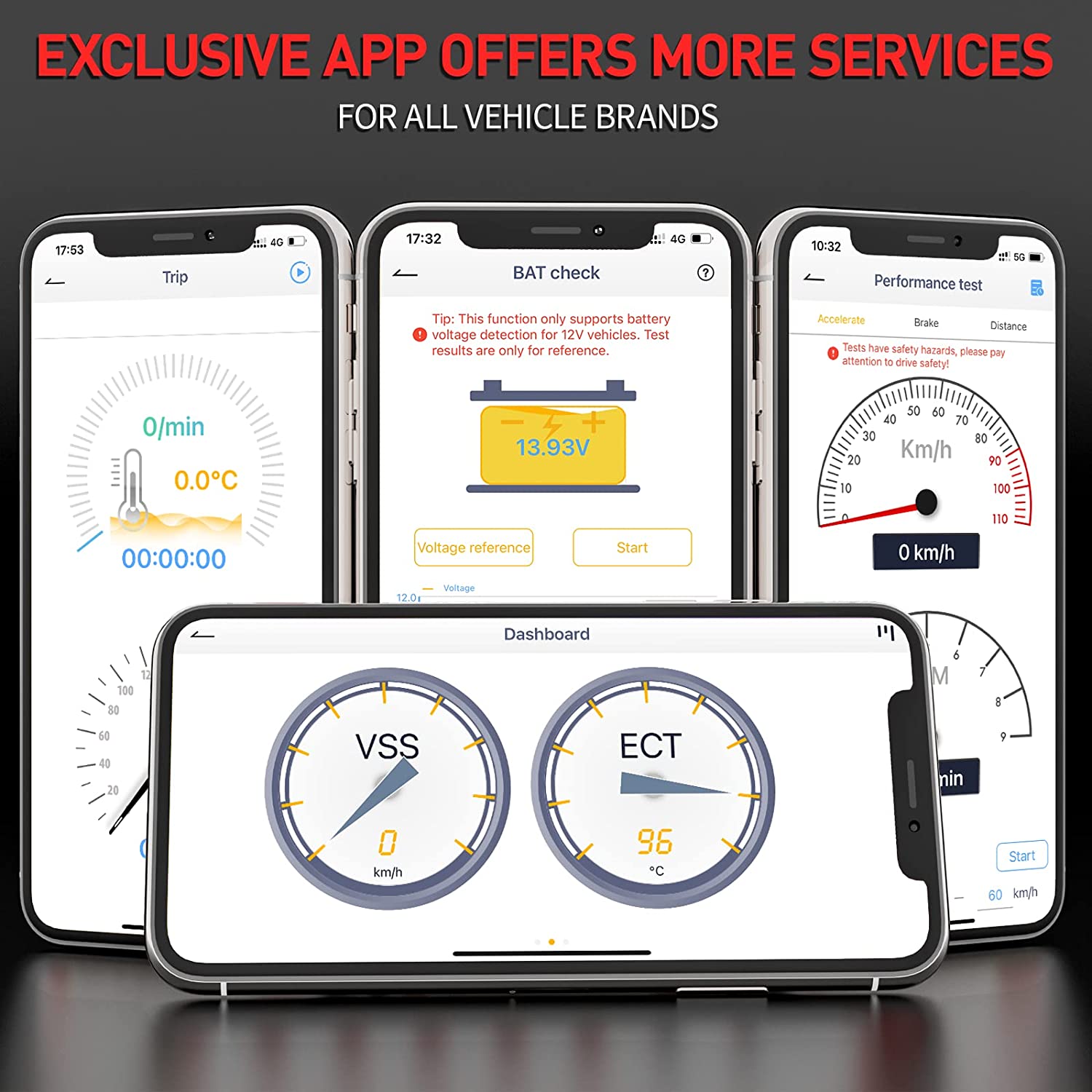 Skaner diagnostyczny tester OBD2 Bluetooth BD500