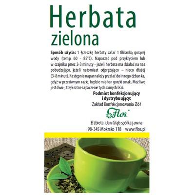 Herbata Zielona 100g FLOS