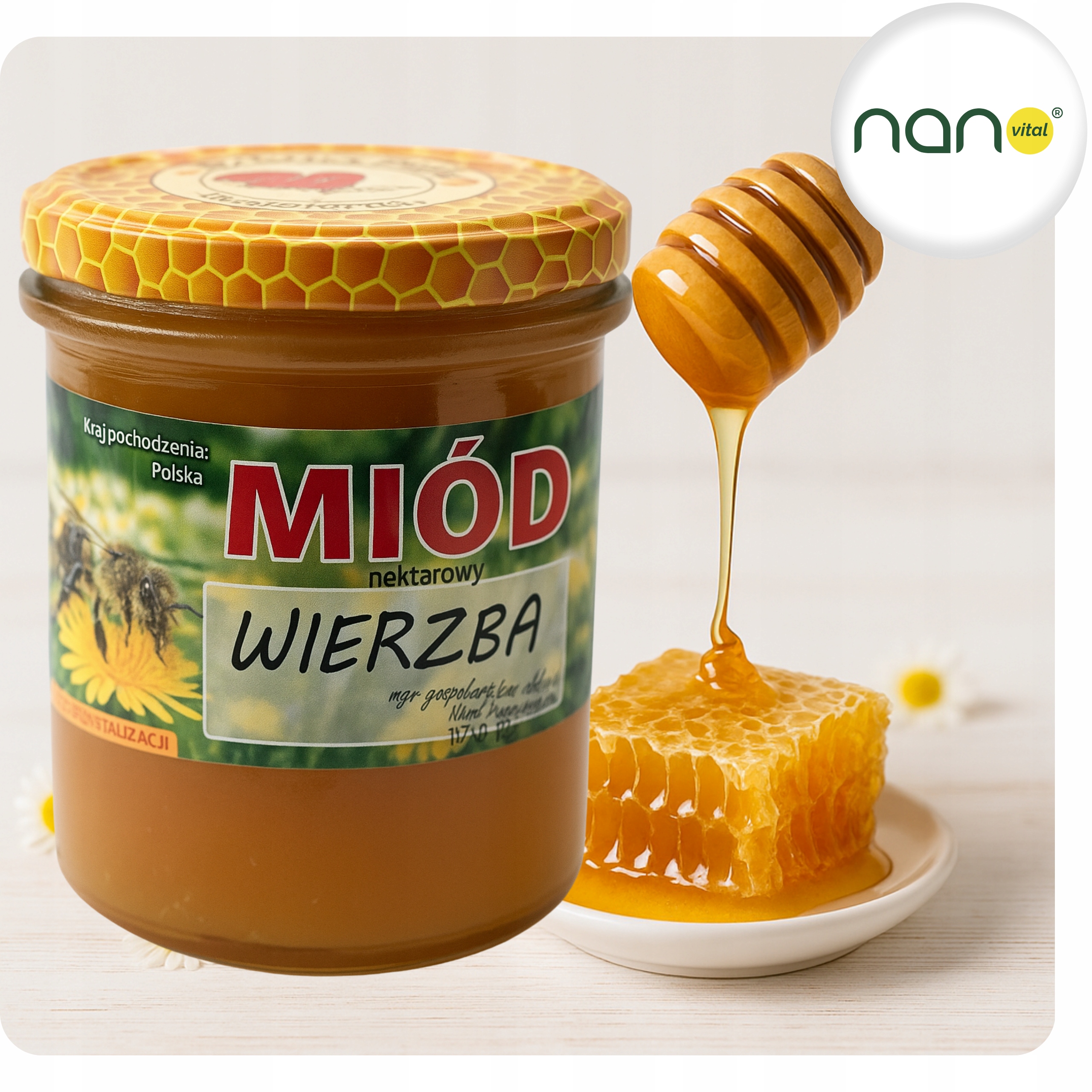 Miód wierzbowy - deser